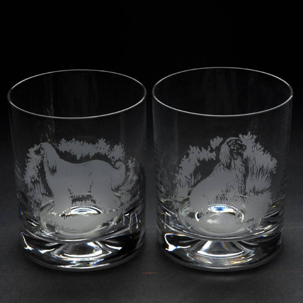 50+ Dog Breeds | Whisky Tumbler Glass | Placement by Glyptic Glass Art