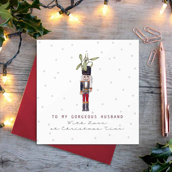To My Gorgeous Husband Christmas Card by Toasted Crumpet