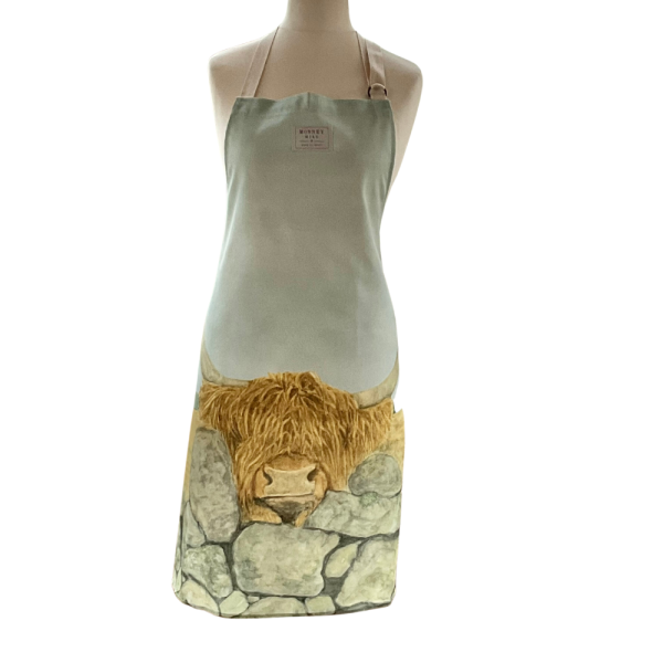 Highland Cow Apron by Mosney Mill