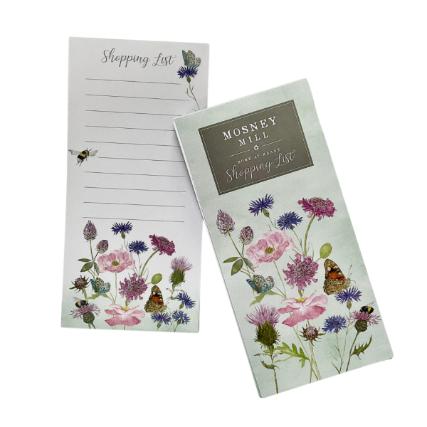 Butterfly Shopping Pad British Made Butterfly Shopping Pad by Mosney Mill