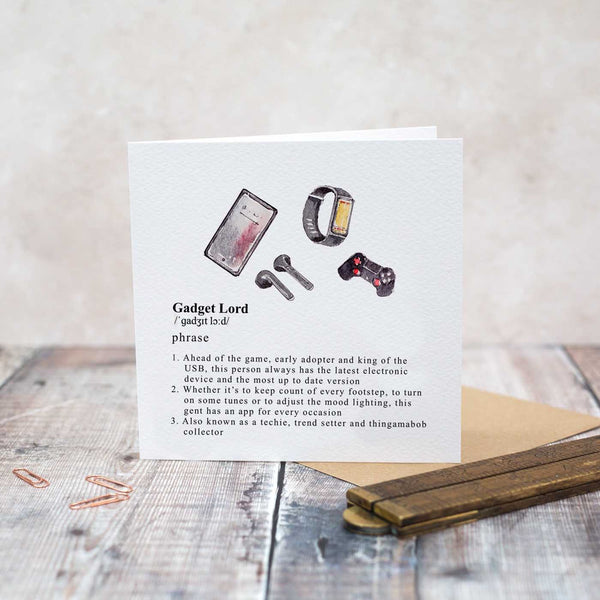 Gadget Lord Card by Toasted Crumpet