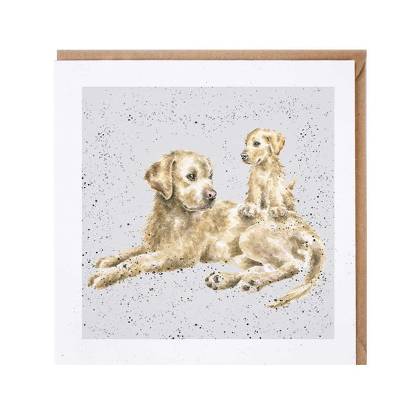 Golden Lab Dog Card by Wrendale