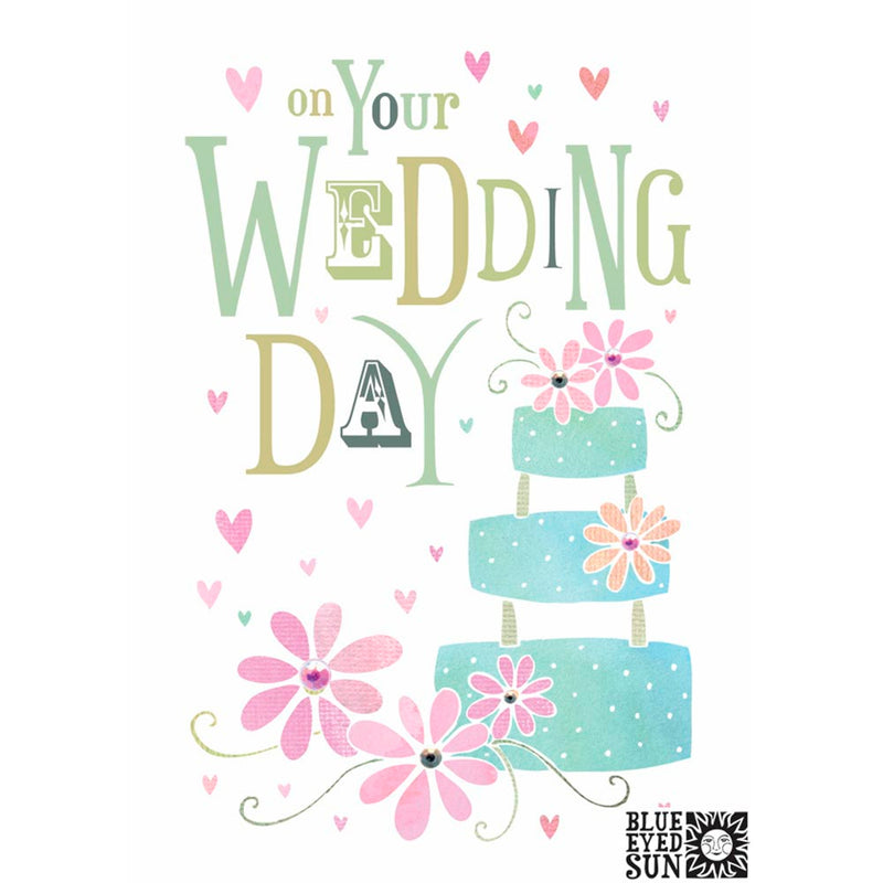 On Your Wedding Day Card - Jangles British Made On Your Wedding Day Card - Jangles by Blue Eyed Sun