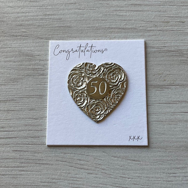 50th Birthday Token by Compton & Clarke