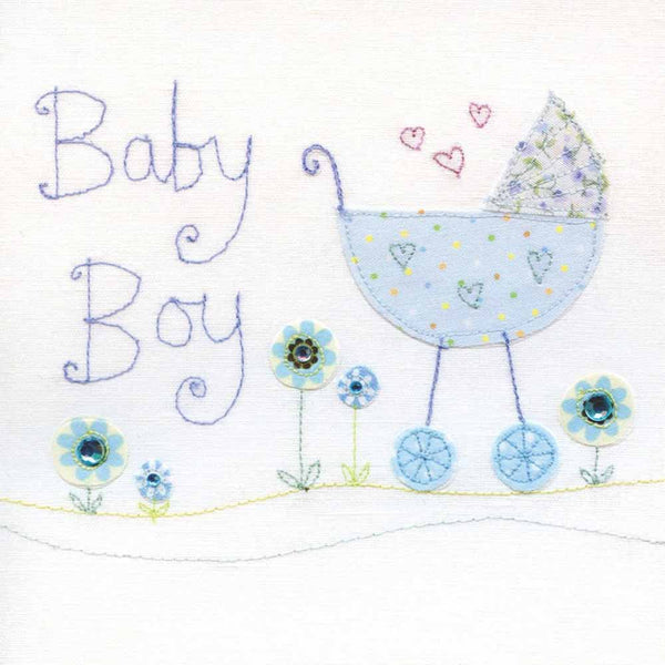 Baby Boy Card - Vintage by Blue Eyed Sun