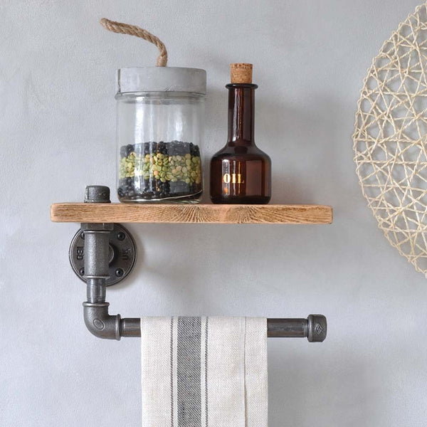 Industrial Kitchen Storage Rail And Shelf by Industrial By Design