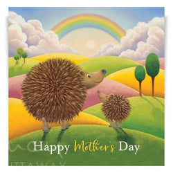 Rainbow Mothers Day Card British Made Rainbow Mothers Day Card by Lucy Pittaway