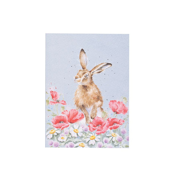 Field of Flowers - Hare A6 Notebook by Wrendale