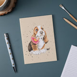 Just for You - Basset Hound A6 Notebook British Made Just for You - Basset Hound A6 Notebook by Wrendale
