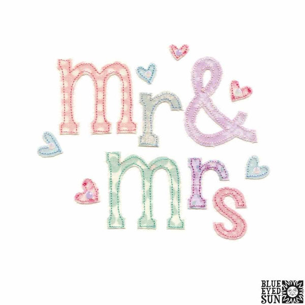 Mr & Mrs Card - Sew Delightful by Blue Eyed Sun