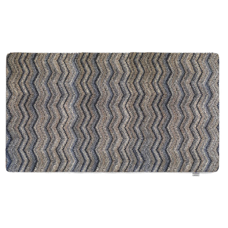 Plain - Ribbon Grey Zigzag British Made Plain - Ribbon Grey Zigzag by Hug Rug