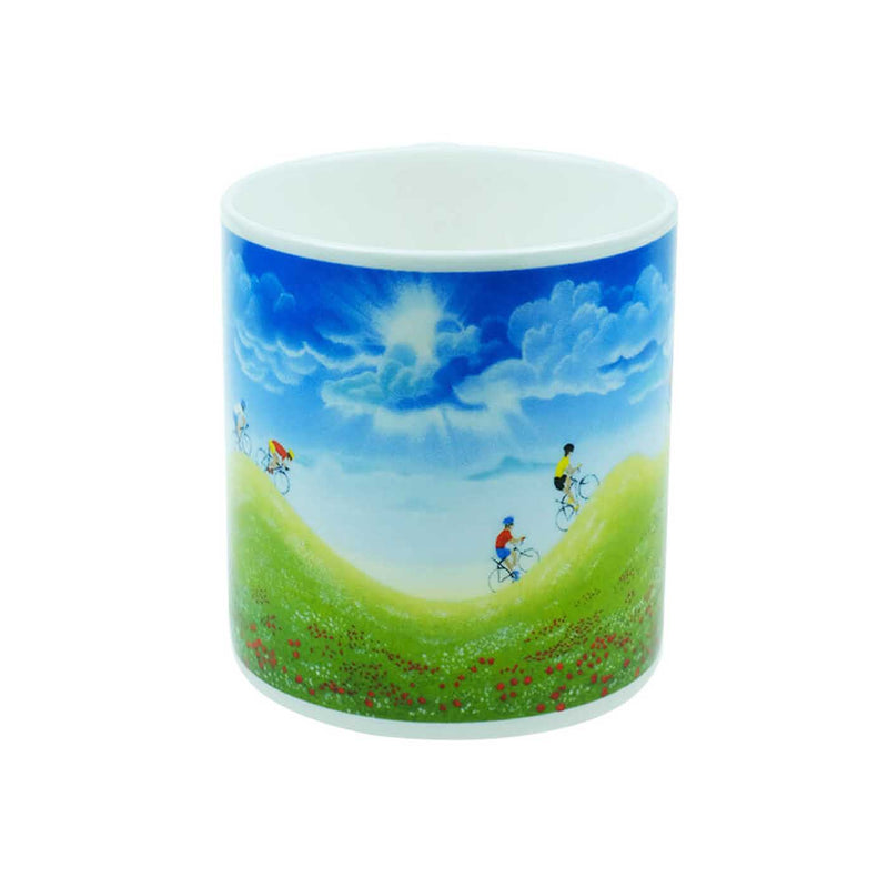 Adventure Cycling Mug British Made Adventure Cycling Mug by Lucy Pittaway