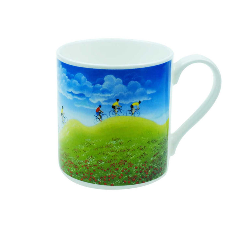 Adventure Cycling Mug British Made Adventure Cycling Mug by Lucy Pittaway