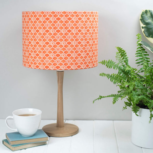 Orange & White Alta Lampshade by Grace & Favour Home