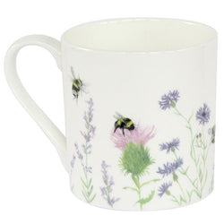 Bee & Flower Mug British Made Bee & Flower Mug by Mosney Mill