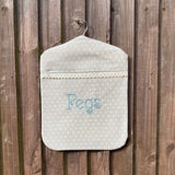 Peg Bag - Dotty British Made Peg Bag - Dotty by GBP Handmade