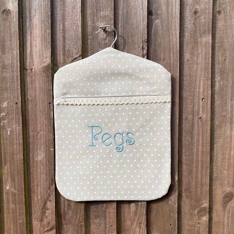 Peg Bag - Dotty British Made Peg Bag - Dotty by GBP Handmade