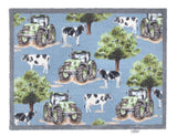 Country Collection - Farmyard Tractors & Cows British Made Country Collection - Farmyard Tractors & Cows by Hug Rug