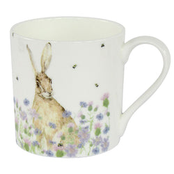 Hare & Wildflower Mug British Made Hare & Wildflower Mug by Mosney Mill