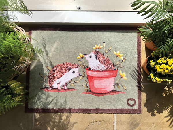 Country Collection - Hedgehog Friends by Hug Rug