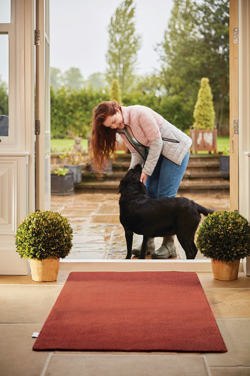 Plain Fleck - Terracotta British Made Plain Fleck - Terracotta by Hug Rug