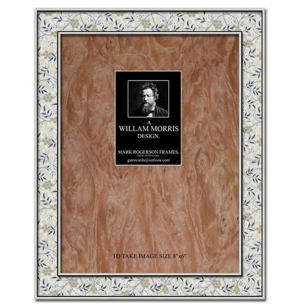 Jasmine - William Morris Design - Photo Frame, Grey by Mark Rogerson Frames