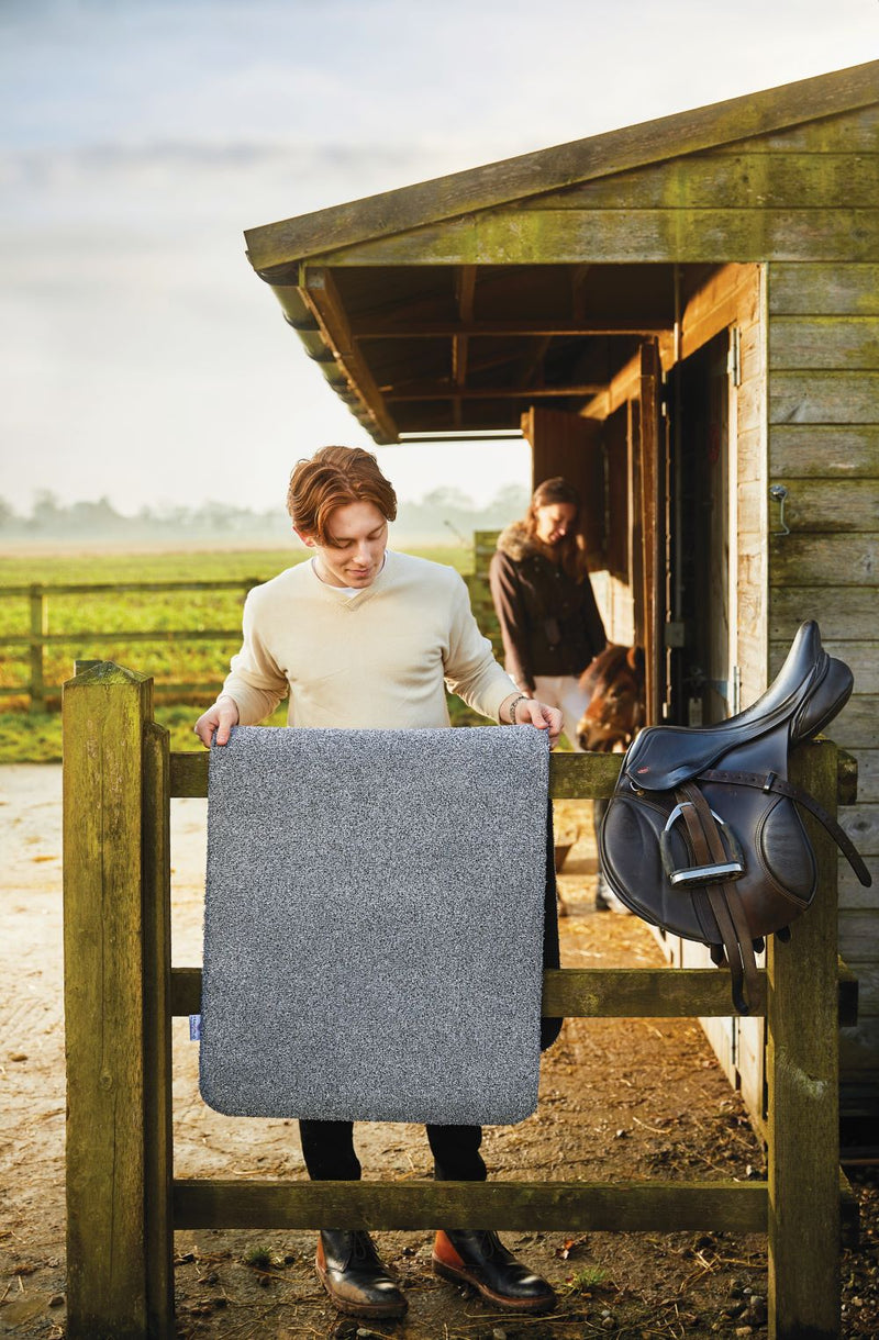 Plain Fleck - Light Grey British Made Plain Fleck - Light Grey by Hug Rug