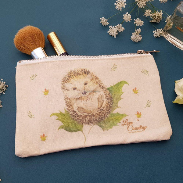 Mr Prickles (Hedgehog) Cosmetic Case by Love Country