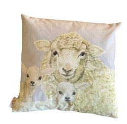 Sheep Cushion British Made Sheep Cushion by Mosney Mill