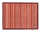 Modern - Stripe Red 2 British Made Modern - Stripe Red 2 by Hug Rug