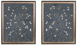 Tree of Life Grey Set of 2 Framed Prints British Made Tree of Life Grey Set of 2 Framed Prints by T A Interiors