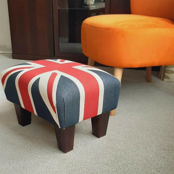 “The Harewood” Union Jack British Hand Made Foot Stool British Made “The Harewood” Union Jack British Hand Made Foot Stool by Hibba Toys (UK) Ltd