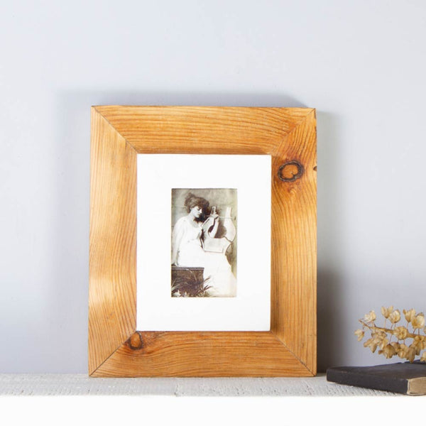 Reclaimed Wooden Miniature Photo Frame 7x5 by Industrial By Design