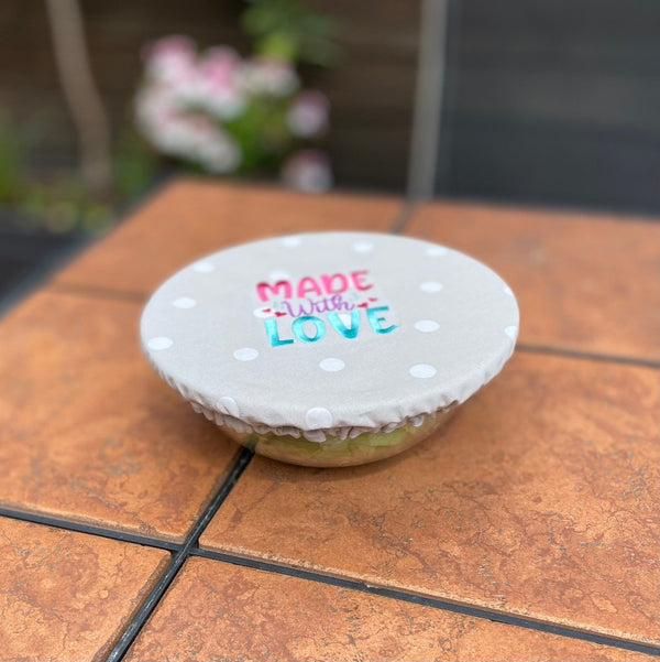 Made with Love Bowl Cover by GBP Handmade