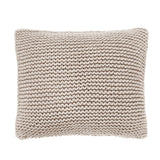 Knitted cushion BEIGE - Zuri House British Made Knitted Cushion 24