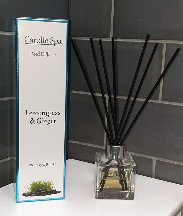 Candle Spa 100ml Reed Diffuser - Lemongrass & Ginger by Candle Spa