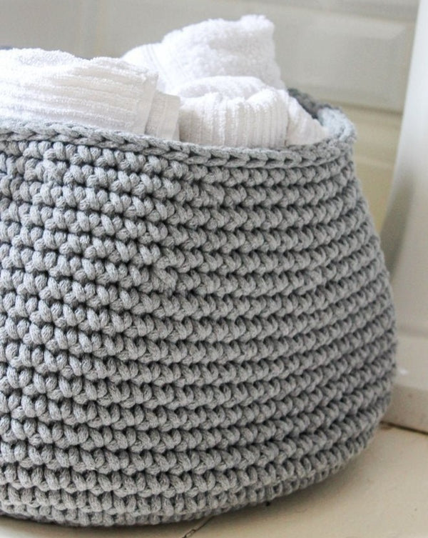 Crochet Storage Basket - Large by Zuri House