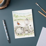 Green Pastures - Sheep A6 Notebook British Made Green Pastures - Sheep A6 Notebook by Wrendale