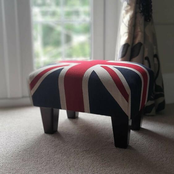 “The Harewood” Union Jack British Hand Made Foot Stool British Made “The Harewood” Union Jack British Hand Made Foot Stool by Hibba Toys (UK) Ltd