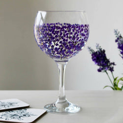 Purple Berry Gin Glass British Made Purple Berry Gin Glass by Samara Ball