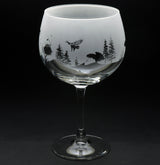 Golden Eagle | Gin Glass | Engraved British Made Golden Eagle | Gin Glass | Engraved by Glyptic Glass Art