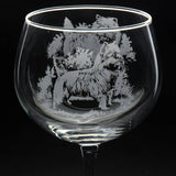 10+ Dog Breeds | Gin Glass | Placement British Made 10+ Dog Breeds | Gin Glass | Placement by Glyptic Glass Art