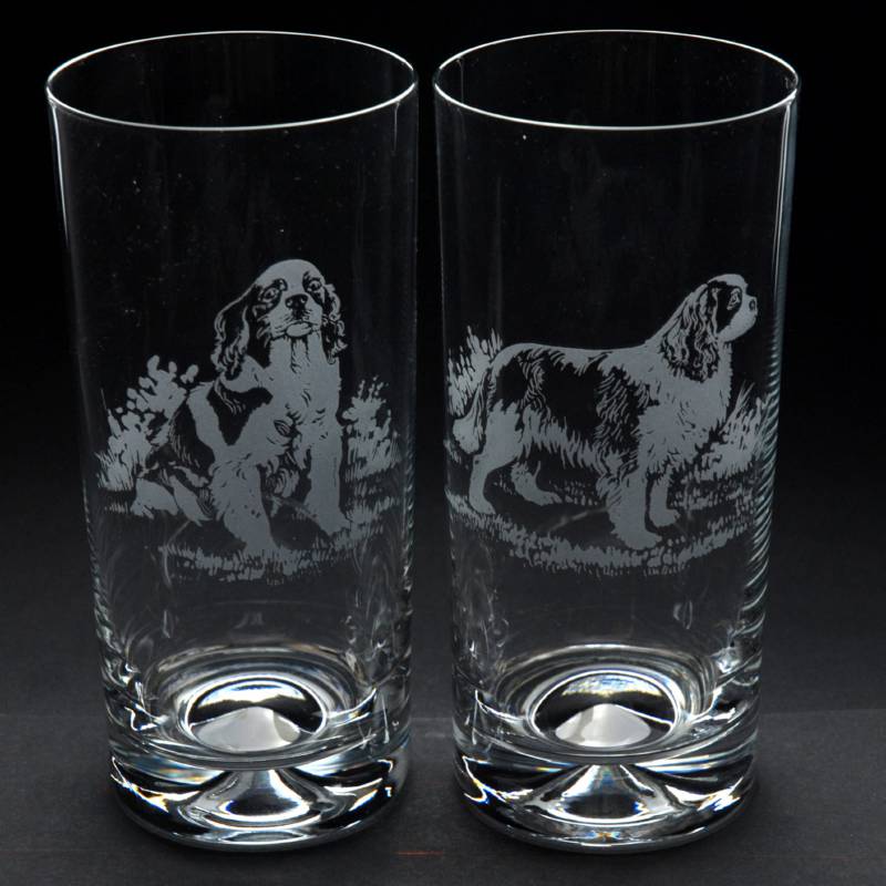50+ Dog Breeds | Highball Glass | Placement British Made 50+ Dog Breeds | Highball Glass | Placement by Glyptic Glass Art