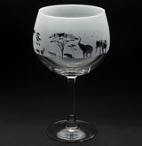 Safari | Gin Glass | Engraved British Made Safari | Gin Glass | Engraved by Glyptic Glass Art