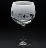 Highland Cattle | Gin Glass | Engraved British Made Highland Cattle | Gin Glass | Engraved by Glyptic Glass Art