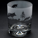 Fox | Whisky Tumbler Glass | Engraved British Made Fox | Whisky Tumbler Glass | Engraved by Glyptic Glass Art