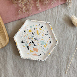 Hexagon Trivet - Speckle British Made Hexagon Trivet - Speckle by Badger & Birch