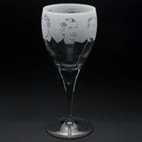 King Charles III Coronation | Crystal Wine Glass | Engraved British Made King Charles III Coronation | Crystal Wine Glass | Engraved by Glyptic Glass Art