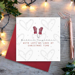 Better Together Christmas Card British Made Better Together Christmas Card by Toasted Crumpet