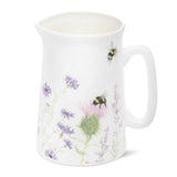 Bee & Flower Jug Small British Made Bee & Flower Jug by Mosney Mill